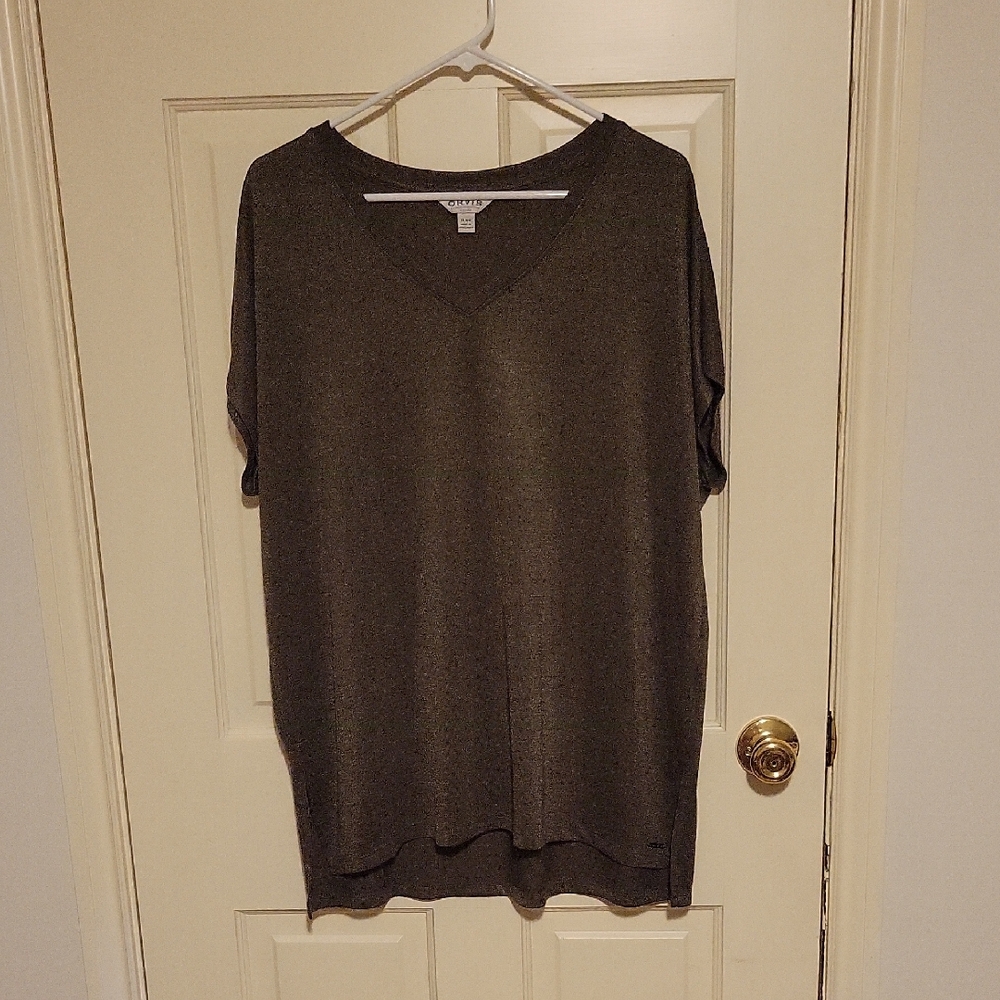Orvis Classic Olive Knit V-Neck